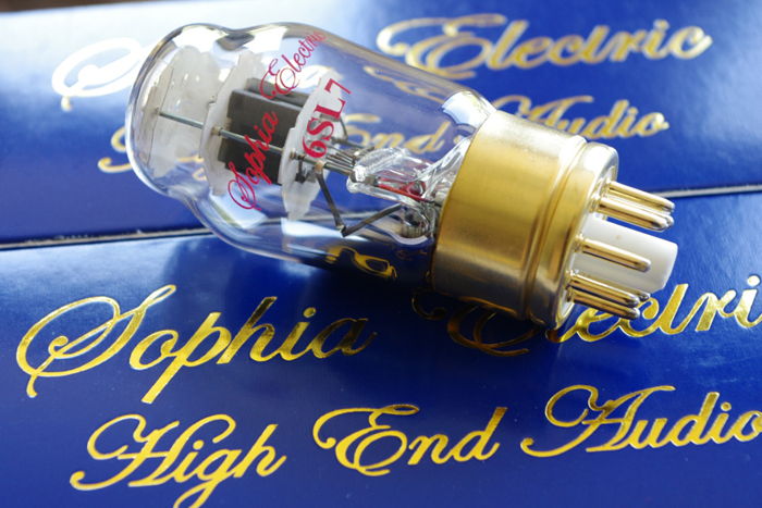 Sophioa Electric Matched Pair of Grade A 6SL7  VacuumTubes