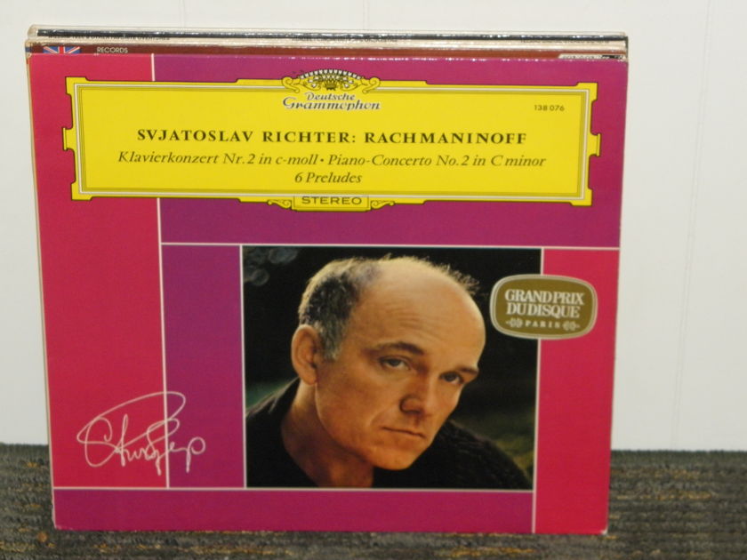 Svjatoslav Richter/Wislocki/Warsaw National Phil - Rachmaninoff Cto .No 2+6 Preludes DG 138 076 German Pressing