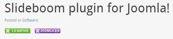Slideboom plugin - плагин для внедрения PowerPoint презентаций
