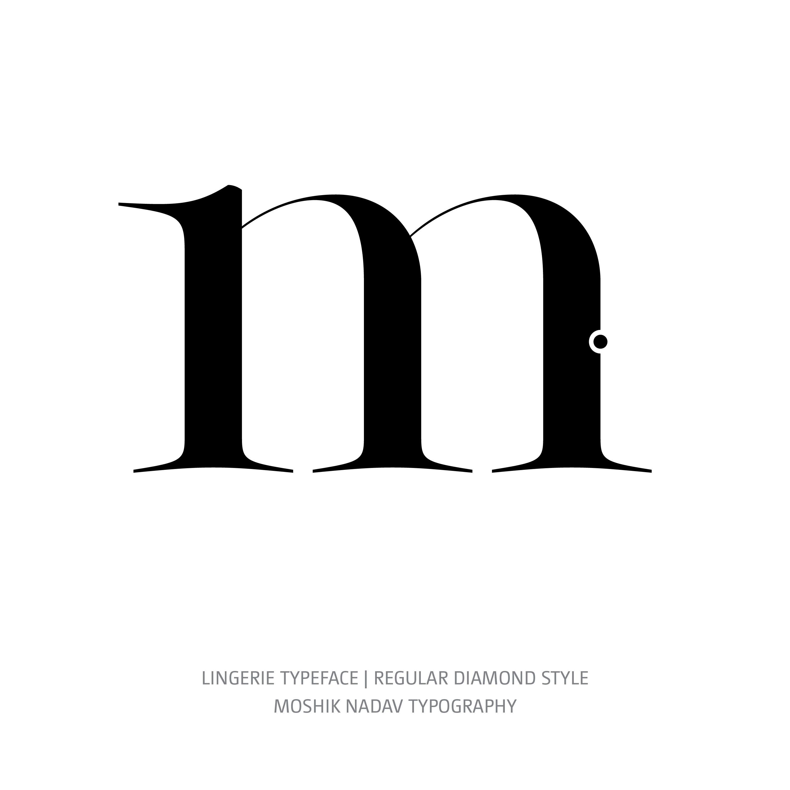 Lingerie Typeface Regular Diamond m