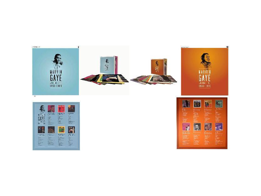 Marvin Gaye Set of 2 Box Sets - 14 Vinyl LP's