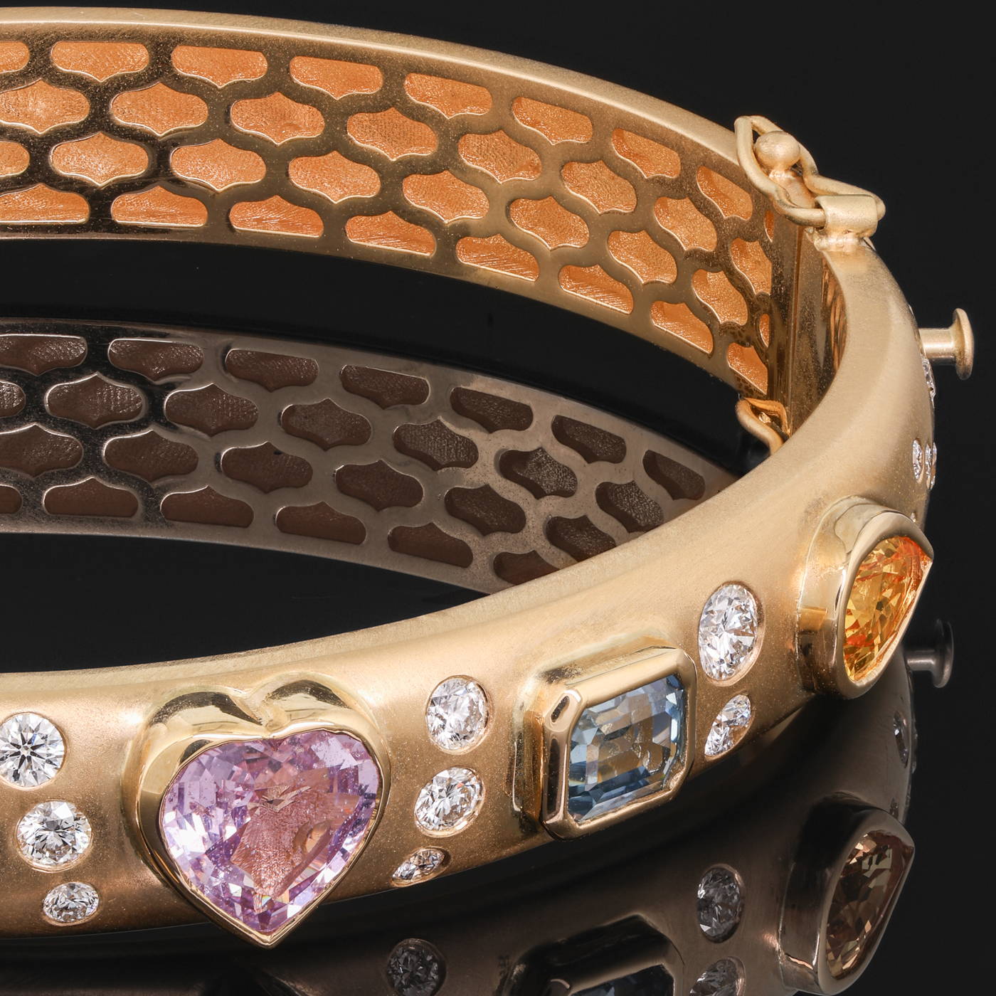 Custom Bracelet desinged and created by Reis-Nichols Jewelers