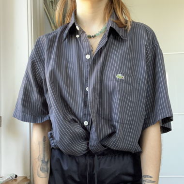 Striped Lacoste shirt - L