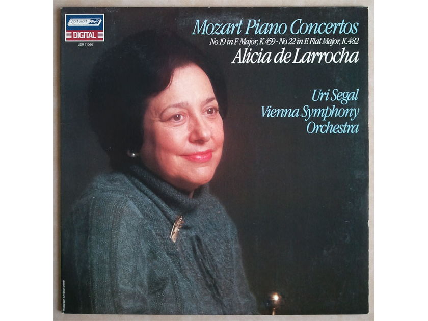 London ffrr/Alicia de Larrocha/Mozart - Piano Concertos Nos. 19 & 22 / NM