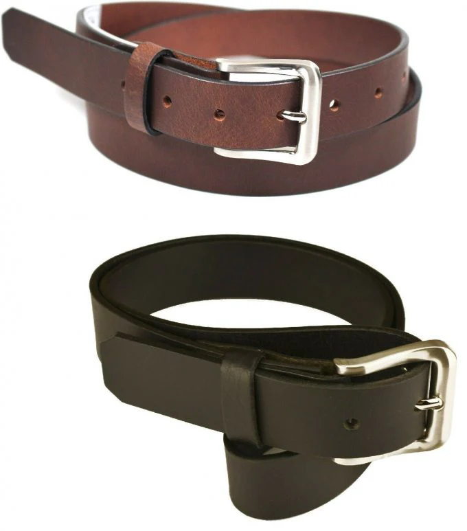 Genuine Full Grain Leather Men’s Belts. Style: 45008