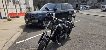 2015 HARLEY-DAVIDSON FXDF103 DYNA FAT BOB (DNM/PRL/CNDY) motorcycle for rent near Jersey City, NJ