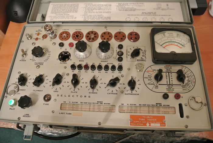 Hickok TV-3B/U Military Tube Tester -  Excellent Cosmet...