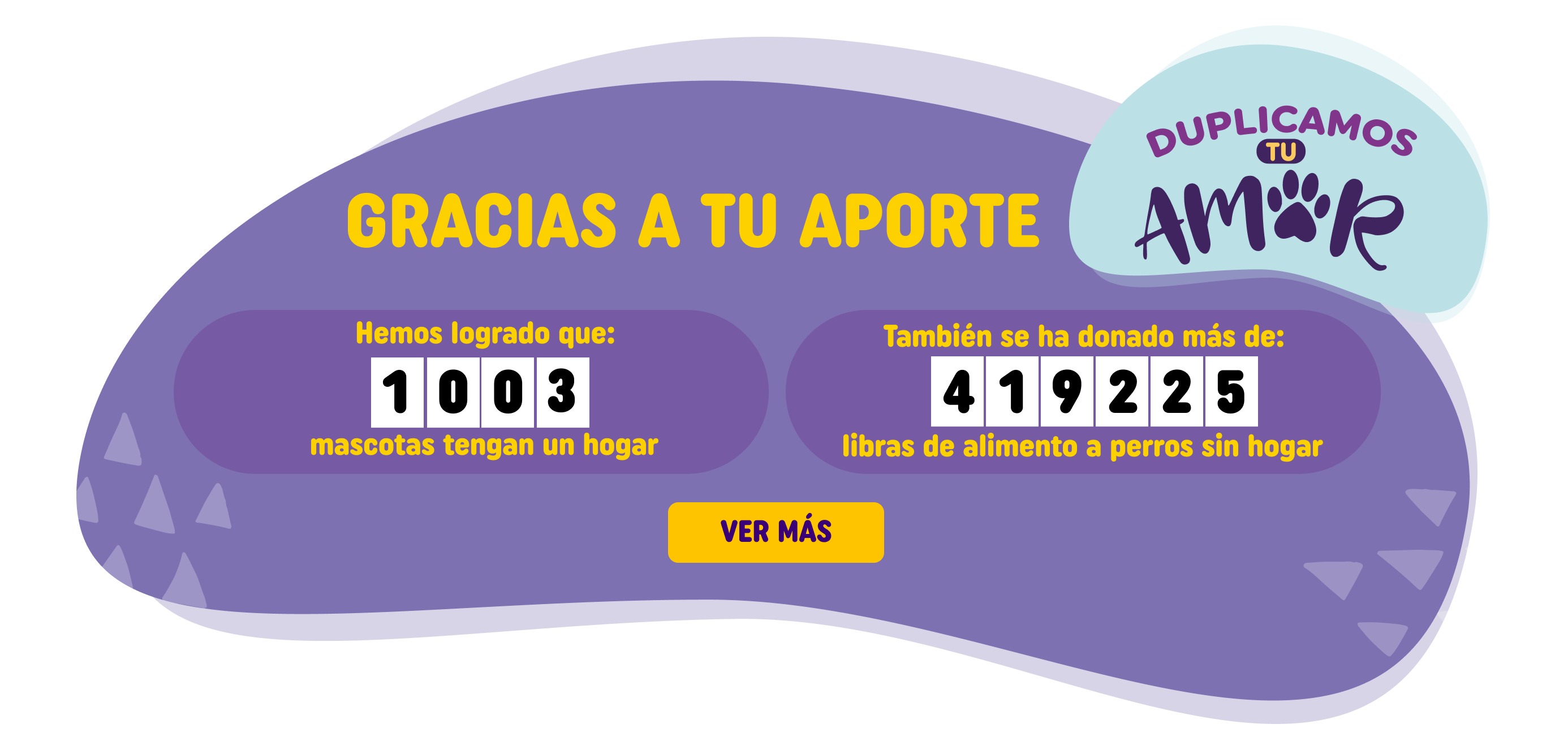 Donaciones - Triplicamos tu amor