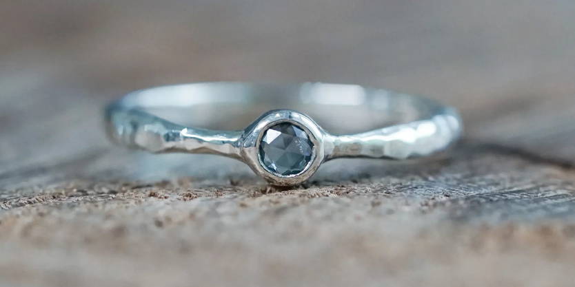 Tapered band shape for plus size rings