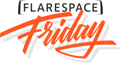 Flarespace Friday newsletter logo