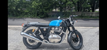 2022 ROYAL ENFIELD CONTINENTAL GT 650 motorcycle for rent near Chicago, IL