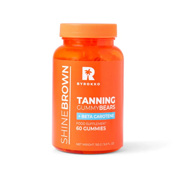 Shine Brown Beta Carotene Tanning Gummies	