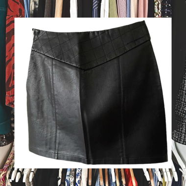 ZARA Skirt “leather optic”