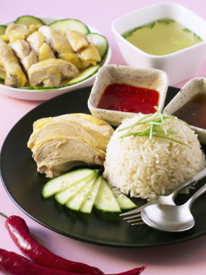 Hainanese Chicken Rice Southeast Asian Recipes Nyonya Cooking