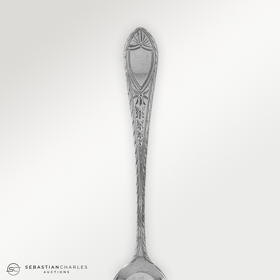 Tiffany & Co. Faneuil-Engraved Sterling, 1910 hallmark, TISFANE