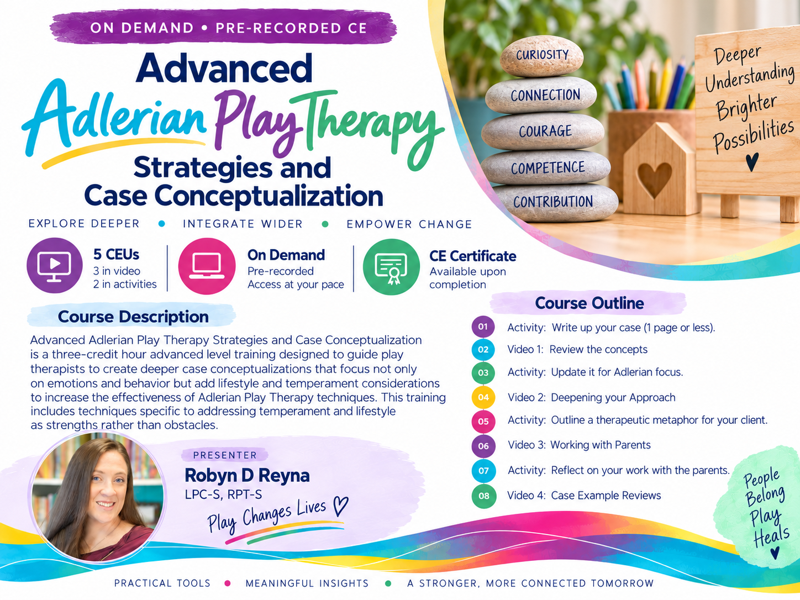 Advanced Adlerian Play Therapy Strategies and Case Conceptualization