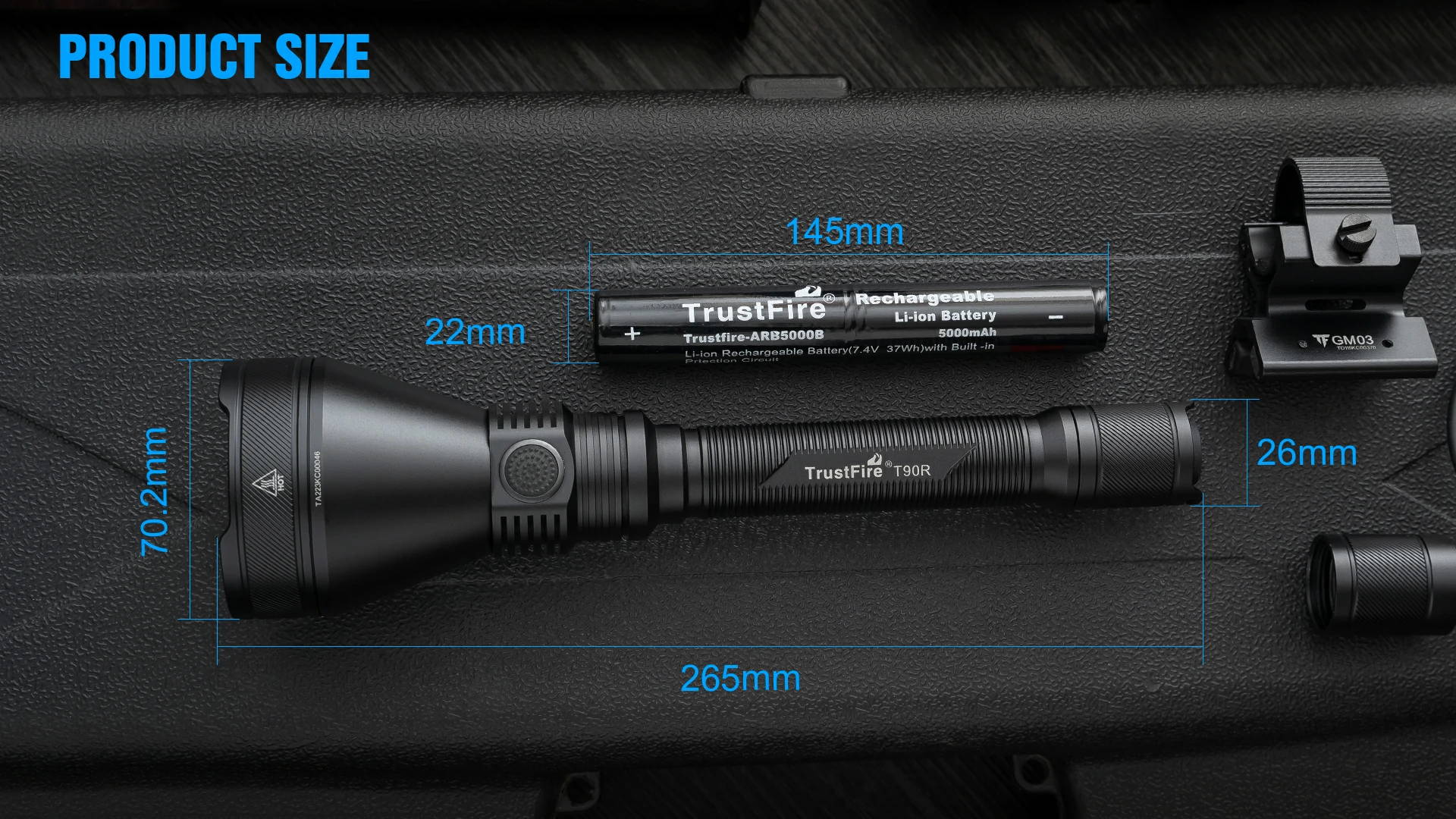 TrustFire T90R Tactical Flashlight