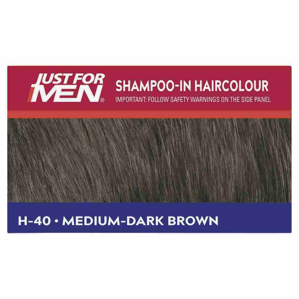 Just For Men Shampoo-In Haircolour Medium-Dark Brown - Image 5