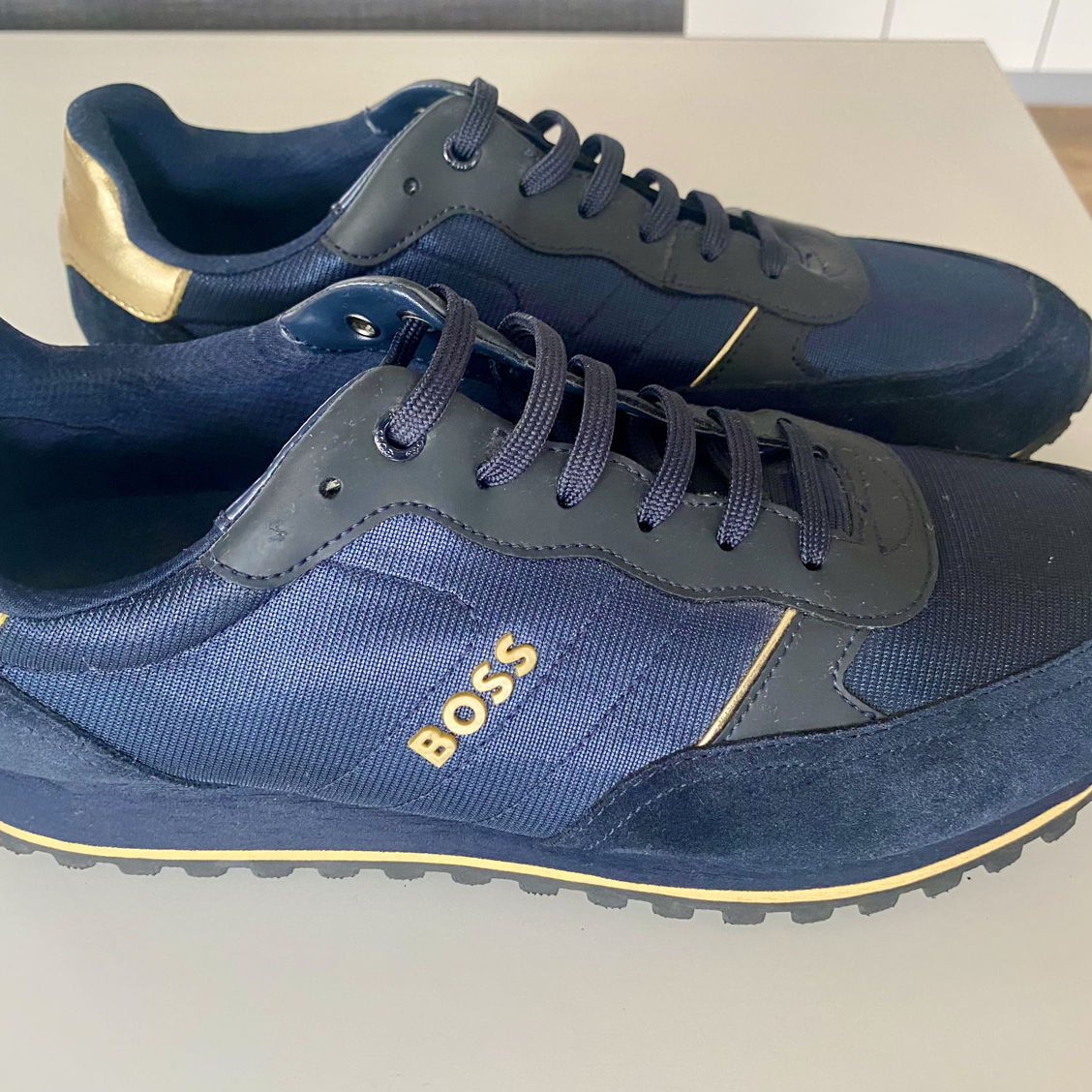 BOSS Sneaker blau/gold NEU! 
