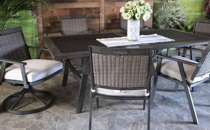 Apricity by Agio Addison Dining Aluminum Outdoor Furniture