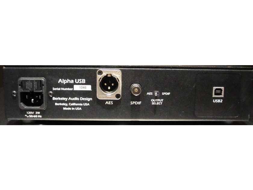 Berkeley Audio Design Alpha USB Hard To Find