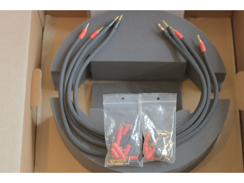 MIT Cables Magnum MA 8ft Speaker Cables (Bonus 30" Tails) **Free Shipping and No Paypal fee**