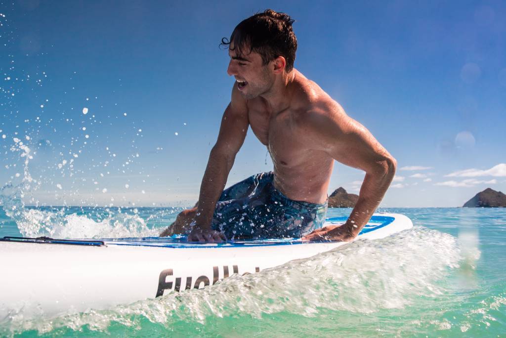 Funwater paddle board that suitable for surfing