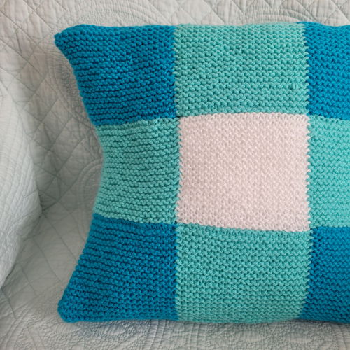 Granny square cushion cover