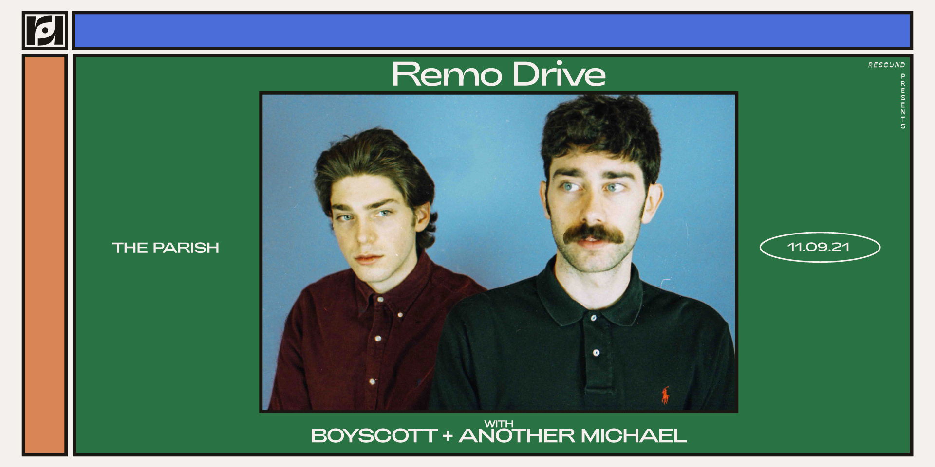 Remo Drive w/ special guests Boyscott and Another Michael at The Parish 11/9 promotional image