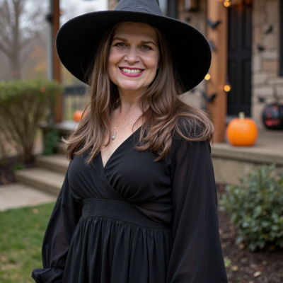 Photo generated by Secta Labs in style of Halloween Character Portraits
