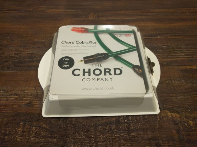The Chord Company CobraPlus Din to Din 1m interconnector