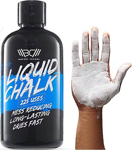 Gorilla Grip Pro Grade Liquid Chalk Bundle of 2 (50ml and 250ml), for  Weightlifting, Rock Climbing, Cross Training, Powerlifting, & Pole Dancing  Gym Approved Workout Chalk for Hands & Calluses.
