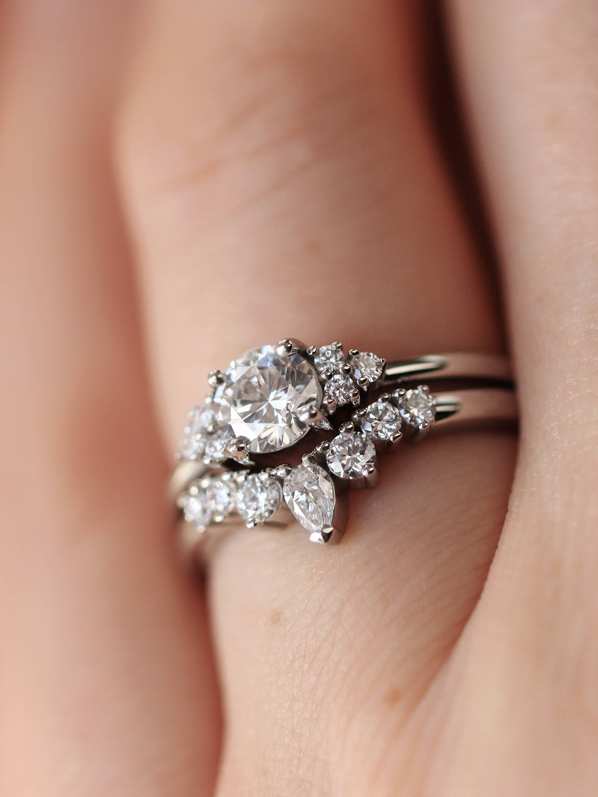 Natural diamond rings