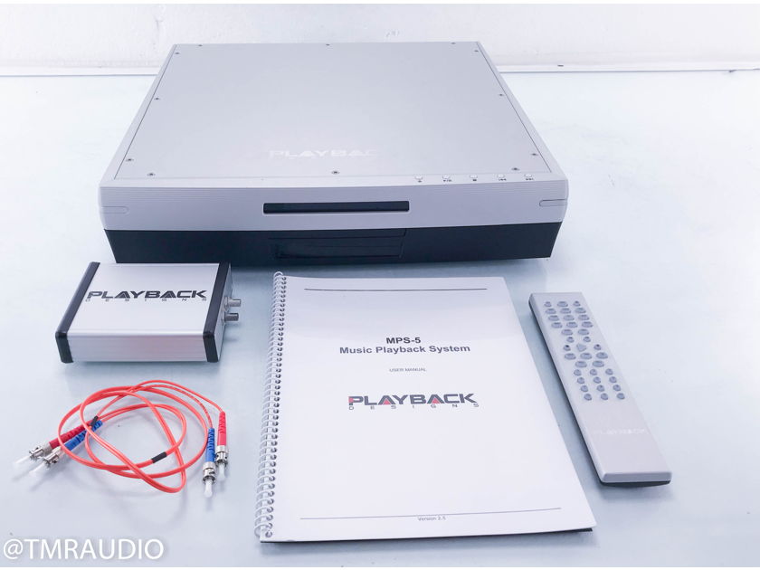Playback Designs MPS-5 SACD / CD Player MPS5 w/ USB-X Adapter (12780)