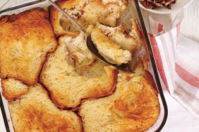 Pain doré au four à préparer la veille