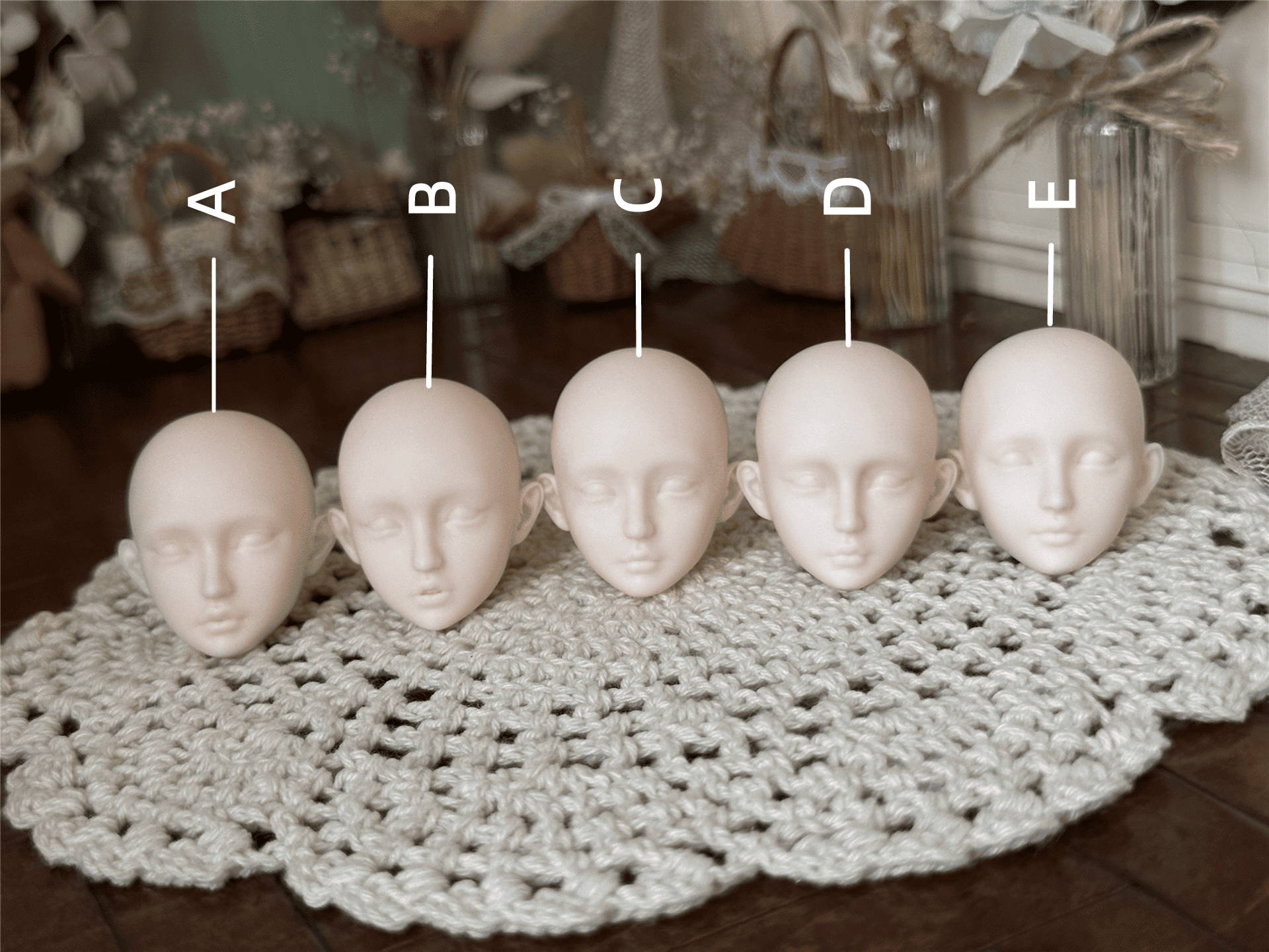1/6 bjd head