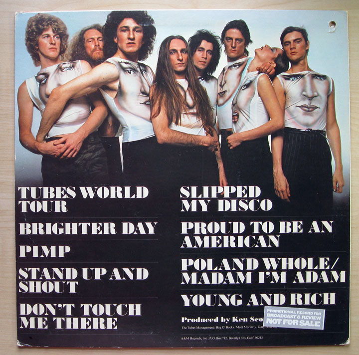 The Tubes - Young And Rich - Promotional Copy 1976  A&M... 2