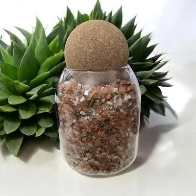 Himalayan Bath Salt Infused with Lavender Essential Oil - Jar