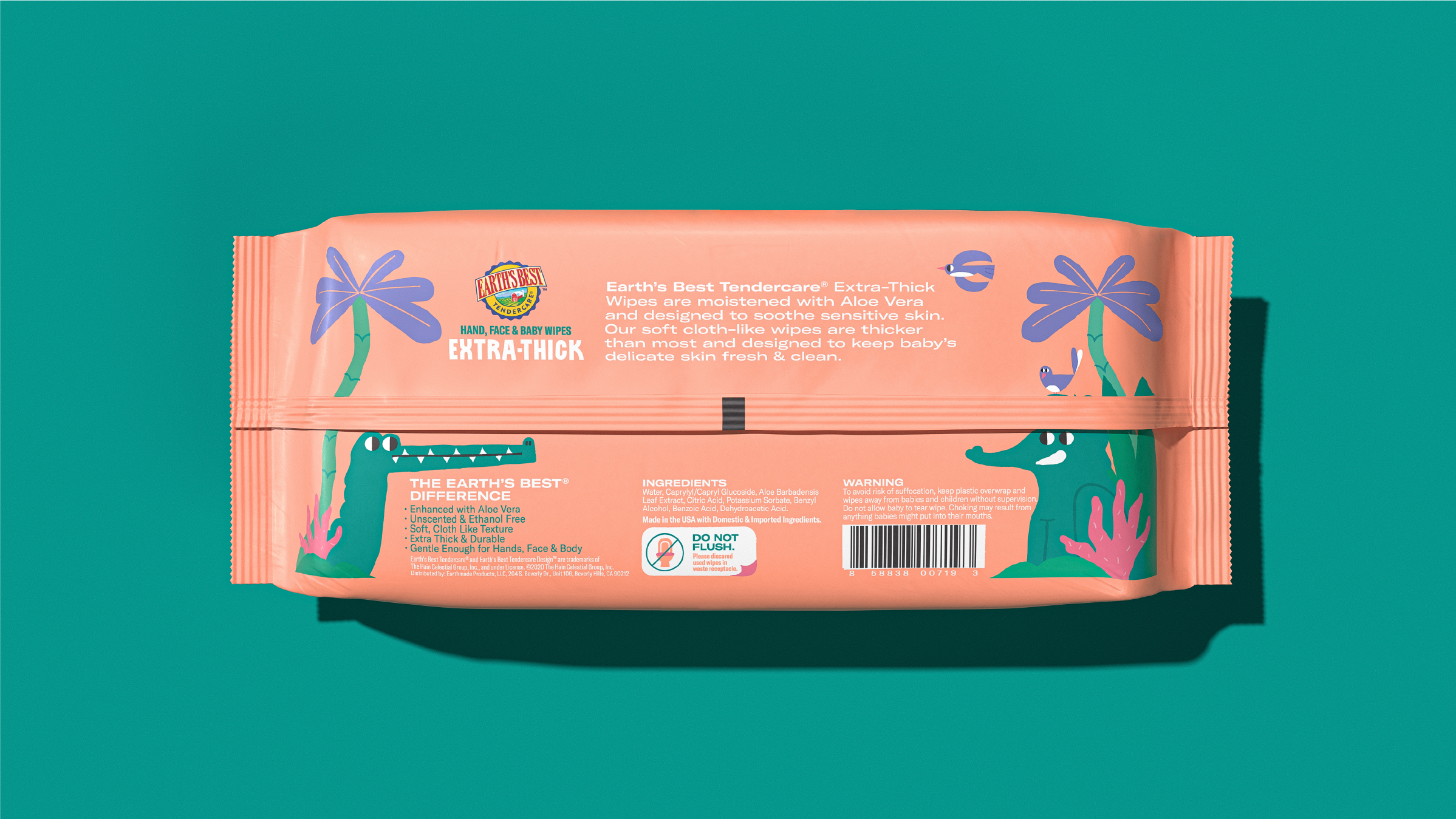 Eath's Best, Baby Wipes Use Characters On Its Packaging To Represent The  Products Within