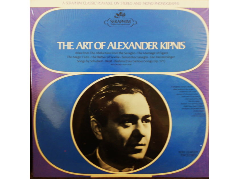 FACTORY SEALED ~ALEXANDER KIPNIS ~ - THE ART OF ALEXANDER KIPNIS ~ SERAPHIM 60076 (1968)