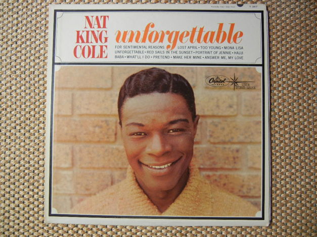 NAT KING COLE/ - UNFORGETABLE/ Capitol Records High Fid...