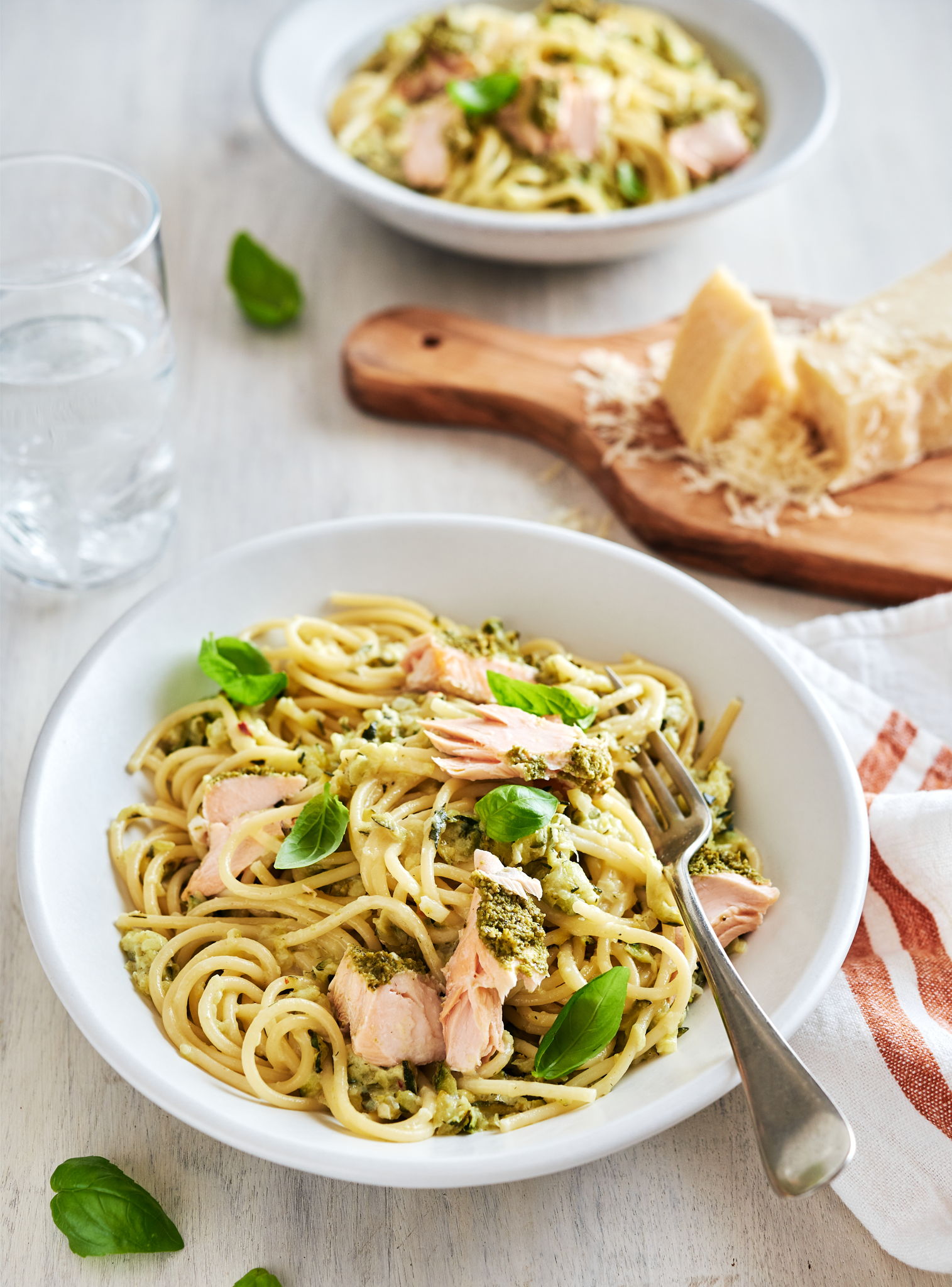Pasta with Salmon and Creamy Zucchini Sauce | RICARDO