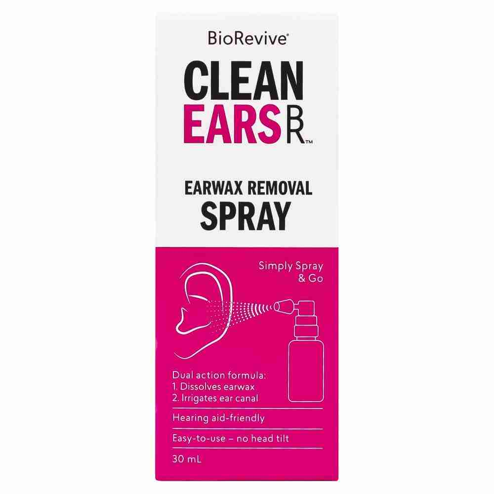 Biorevive Cleanears  Earwax Removal Spray 30Ml