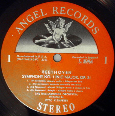 EMI Angel Semi-Circle / KLEMPERER, - Beethoven The Nine...