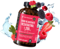 Bottle of Reveratrol Supplement giving anti aging vitamins for face