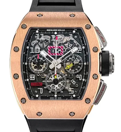 Richard Mille RM 011 RM 11-02 FELIPE MASSA ROSE GOLD TITANIUM