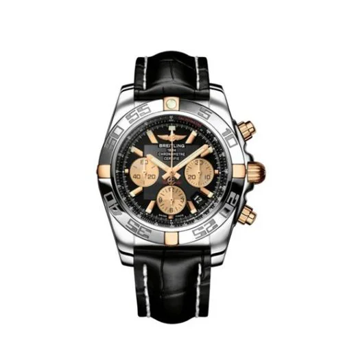 Chronomat 44 Stainless Steel / Rose Gold / Black