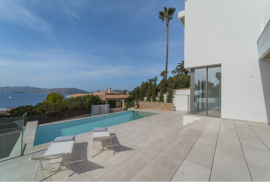  Pollensa
- Villa de nueva construcción de alta calidad con piscina y vistas al mar en venta, Bonaire – Mallorca