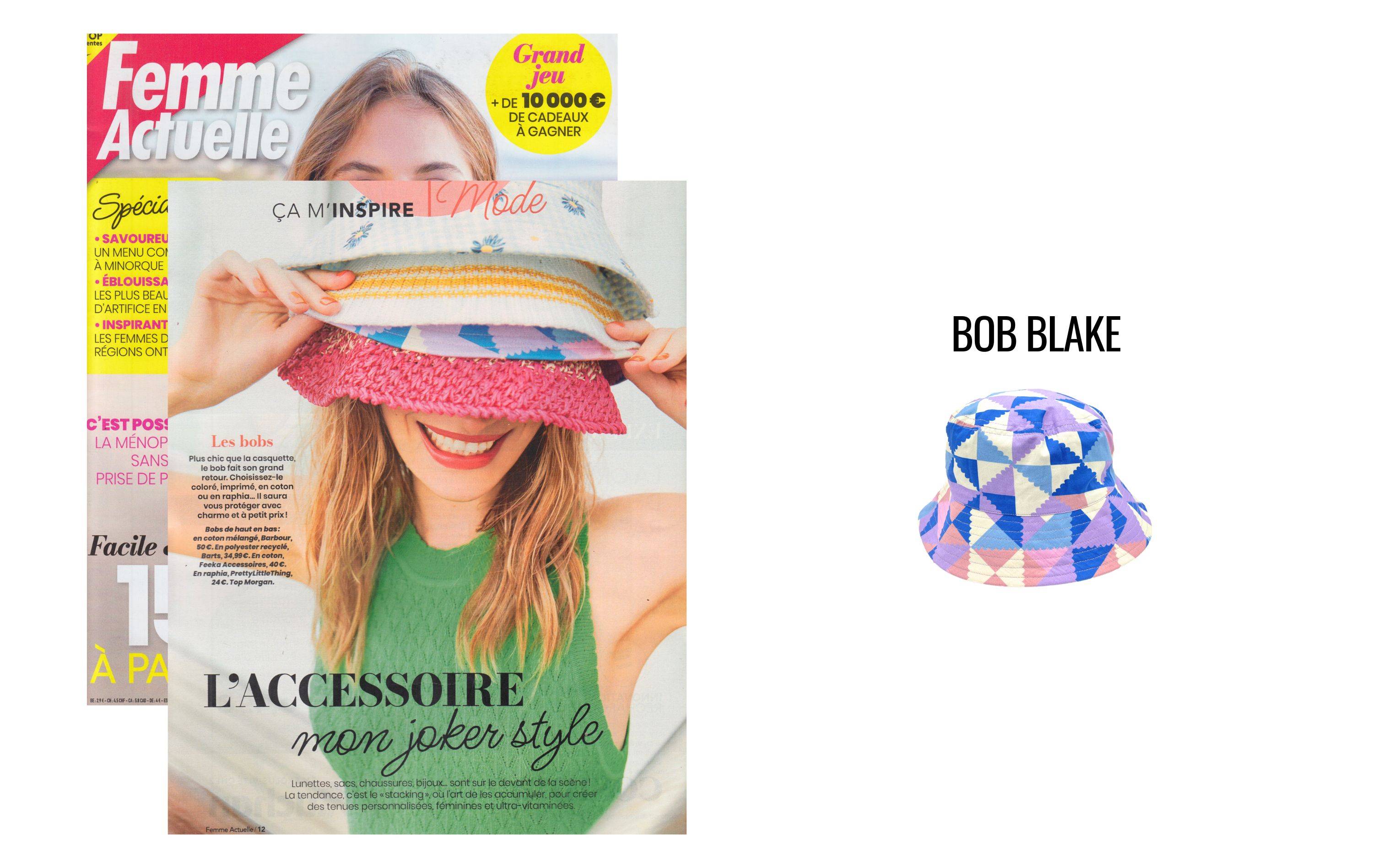 Accessoire bob femme tendance été coloré