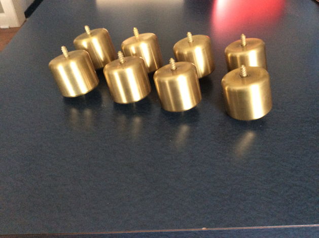 Mapleshade Threaded Megafoot Brass Footers
